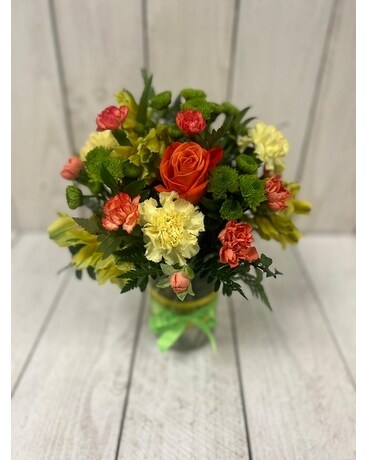 Citrus Beauty Flower Arrangement