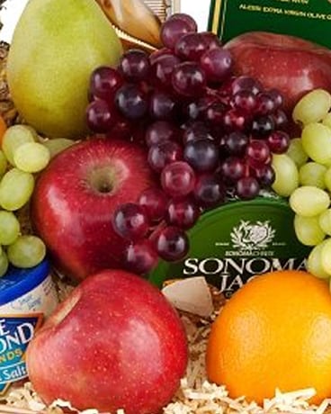 Mixed Food and Snack Basket Gift Basket