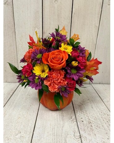 Hey Pun'kin Flower Arrangement