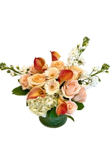 Peaches and Cream Flower Arrangement