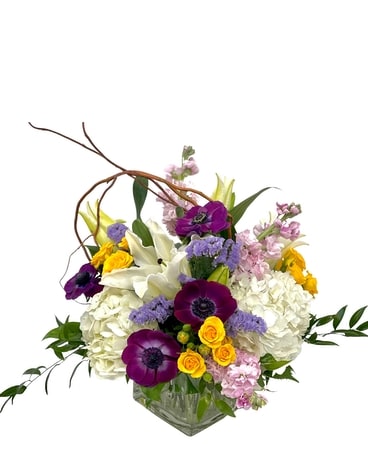Purple Meadow Flower Arrangement