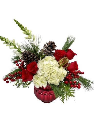 Crimson Jewel Flower Arrangement