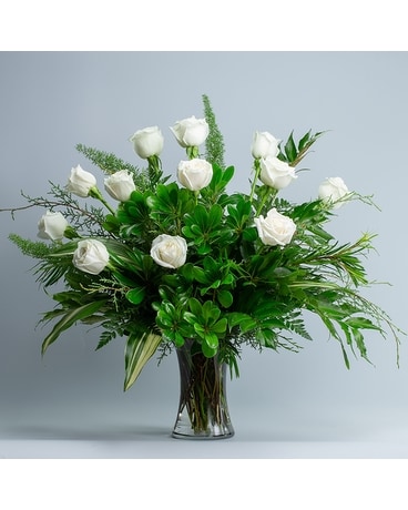 Winter Pearls Flower Arrangement