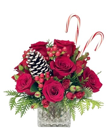 St. Ives Christmas Flower Arrangement