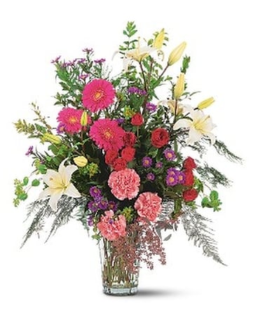 Elaborate Expressions Vase Flower Arrangement