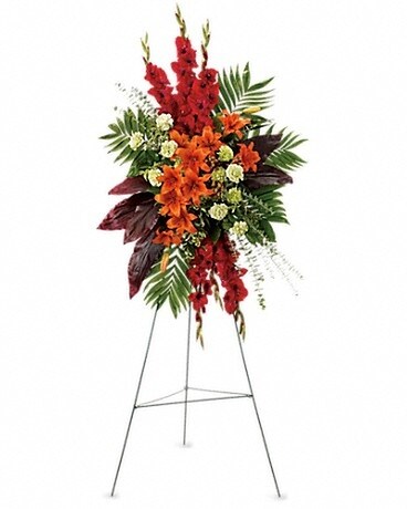A New Sunrise Spray Flower Arrangement