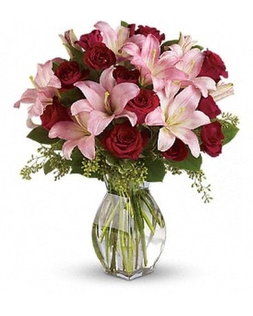 Lavish Love Bouquet with Long Stemmed Red Roses Flower Arrangement