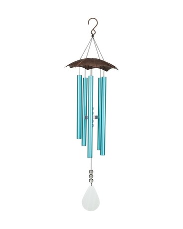 32 inch Raindrop Windchime Flower Arrangement