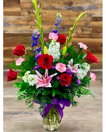 Love Never Fails Flower Arrangement