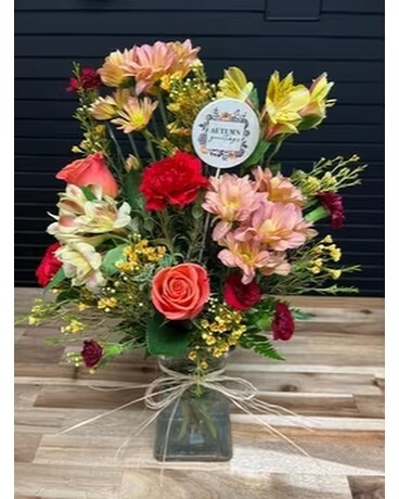 Fall into Country Flower Arrangement