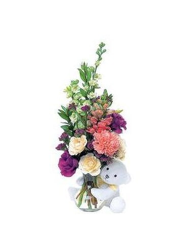 Bear hug bouquet Flower Arrangement