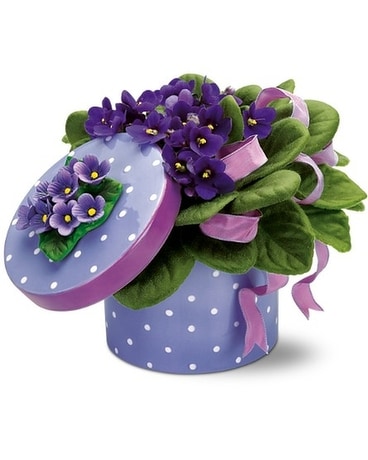 Violet flower vase Flower Arrangement