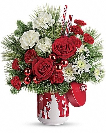 teleflroa's snow day Flower Arrangement
