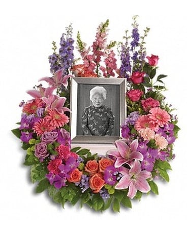 In Memoriam Wreath Flower Arrangement