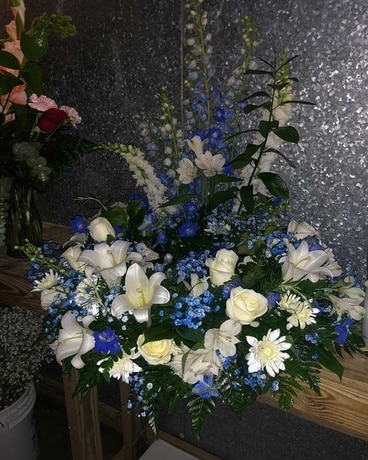 Ocean Mist Flower Arrangement