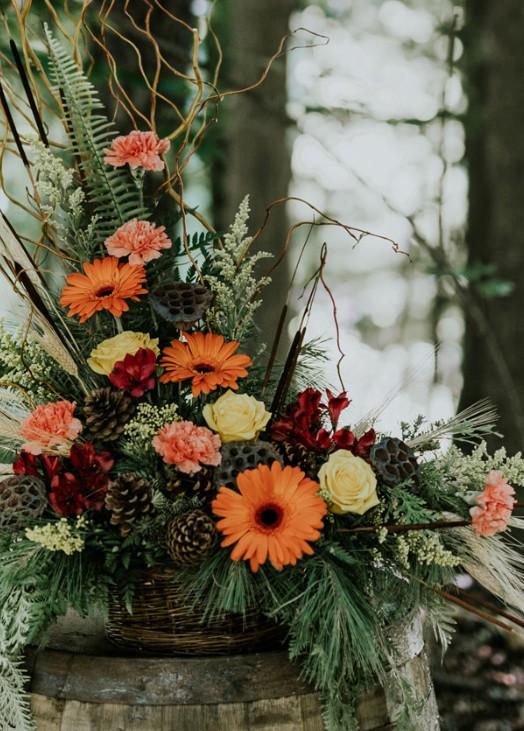 Woodland Basket Arrangement in Wyoming MI - Wyoming Stuyvesant Floral