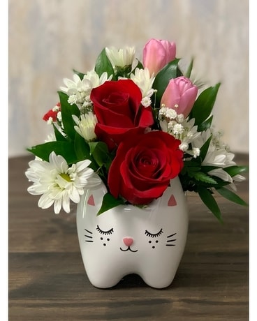 You Are Purrfect Flower Arrangement