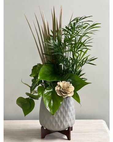 Mid Century Garden Flower Arrangement