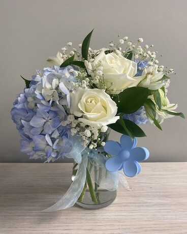 Blue Bloom Flower Arrangement