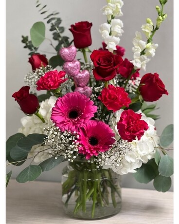 Glorious Glitter Bouquet Flower Arrangement