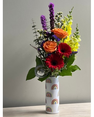 Rainbow Refresher Flower Arrangement