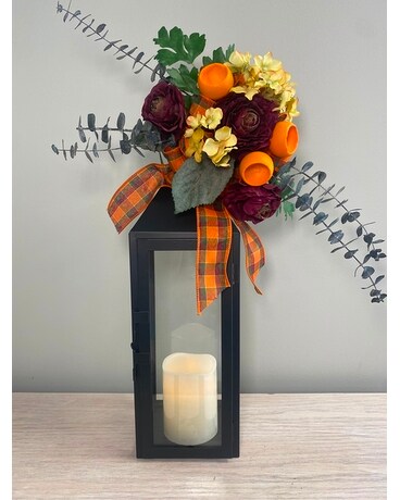 Fall Plaid Lantern Gifts