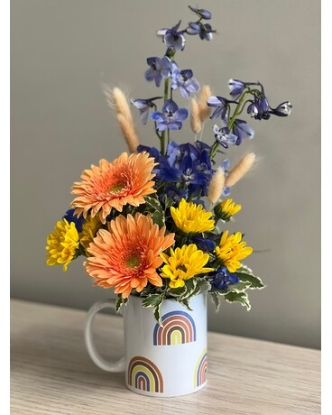 Rainbow Delight Flower Arrangement