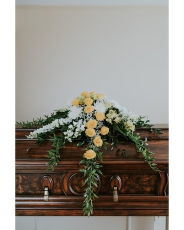 Evertide Casket Spray Funeral Casket Spray Flowers