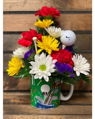 Golf Outing Flower Arrangement