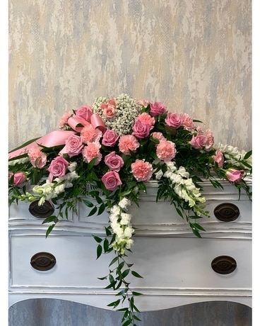 Fauna Collection Casket Spray - Adult Version Funeral Casket Spray Flowers