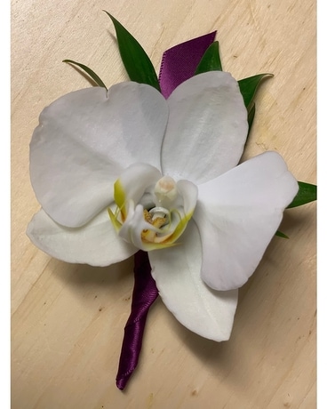 Orchid Bliss Boutonniere Boutonniere
