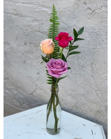 Rose Rainbow Flower Arrangement