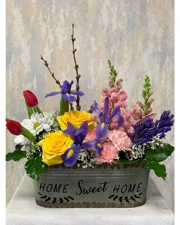 Home Sweet Home Flower Arrangement