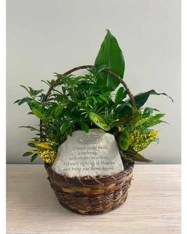 Tears Could Build a Stairway Planter Sympathy Arrangement