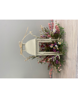 Dried Flowers Lantern Flower Arrangement