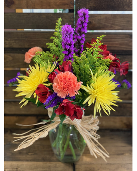 Country Color Flower Arrangement