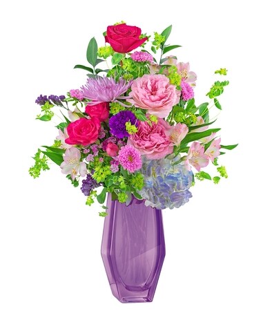 Amethyst Love Flower Arrangement