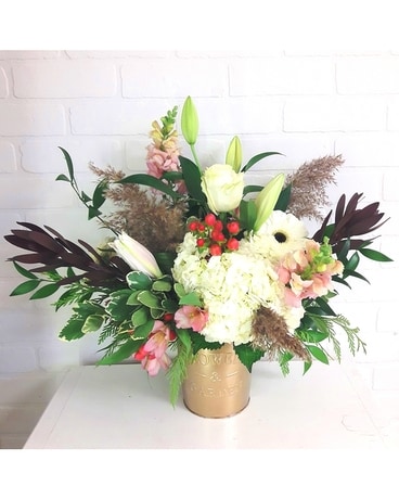 Exquisite Arrangement in a Container Flower Arrangement