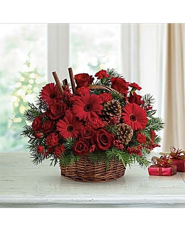 Berry Berry Spicy Christmas Arrangement Flower Arrangement