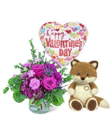 Foxy Lady Bundle Flower Arrangement