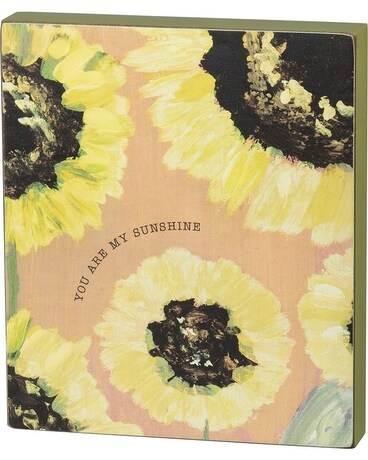 You Are My Sunshine Word Block Gifts