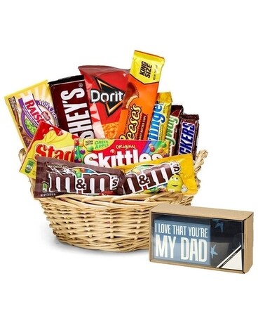 Goodie Basket for Dad Gift Basket