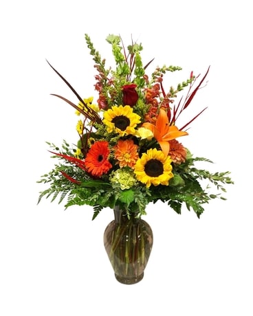 Fabulously Fall Flower Arrangement