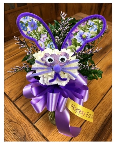 Easter Bunny Design Flower Arrangement