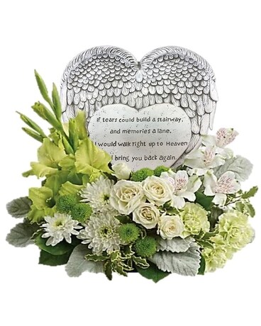 Anne's Heart In Heaven Flower Arrangement