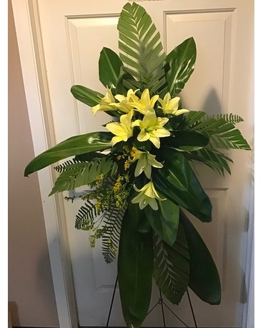 Serene comfort Sympathy Arrangement