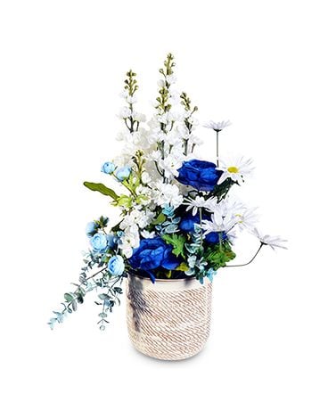 Blue Meadow Flower Arrangement