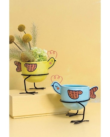 Birdy Blooms Flower Arrangement