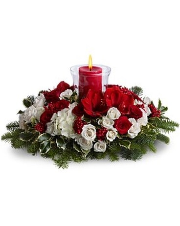 Light up the Holidays Flower Arrangement