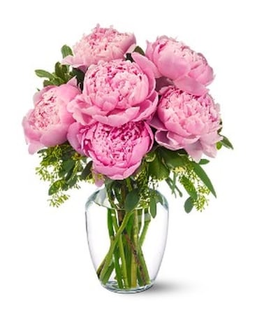 Peonies in Pink Flower Arrangement